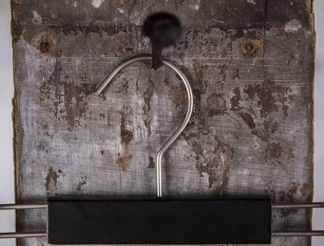 Wigan black mat pants hanger