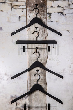 York black soft touch pants hanger