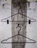 Cesena black metal shirt hanger
