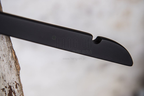 Bedford black sof touch shirt hanger