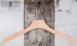 Barry wieszak drewniany bluzkowy naturalny