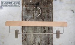 York wieszak na spodnie naturalny mat